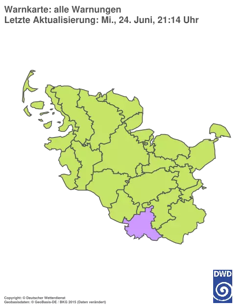 Aktuelle Wetterwarnungen für %region%