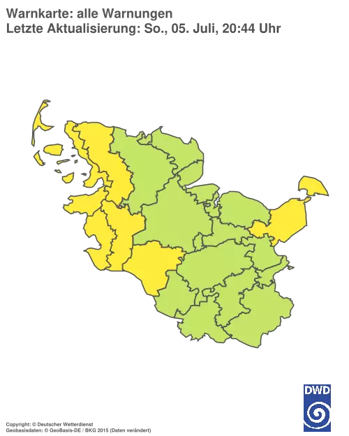 Aktuelle Wetterwarnungen für %region%