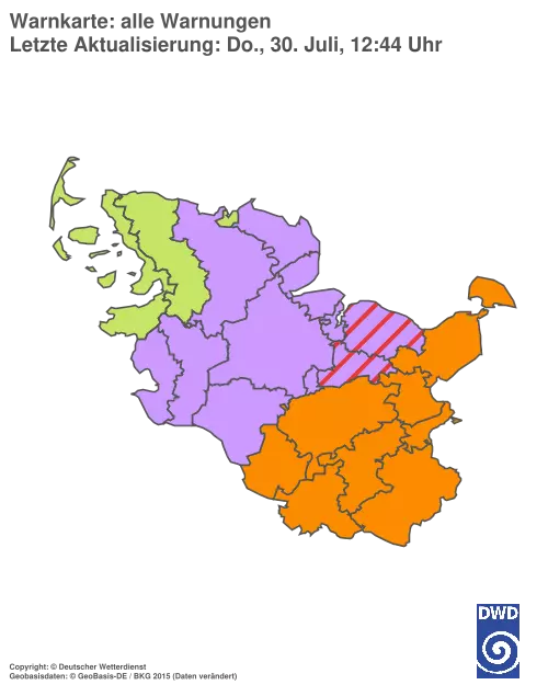 Aktuelle Wetterwarnungen für %region%