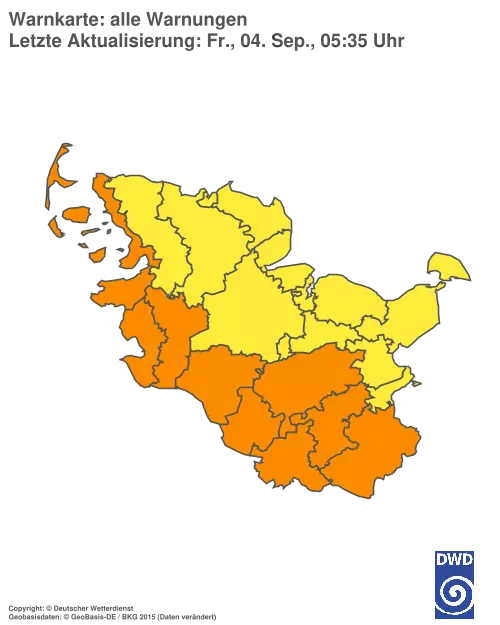 Aktuelle Wetterwarnungen für %region%