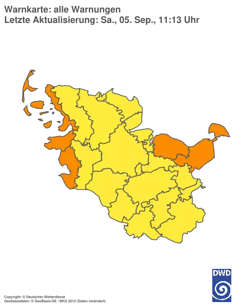 Aktuelle Wetterwarnungen für %region%